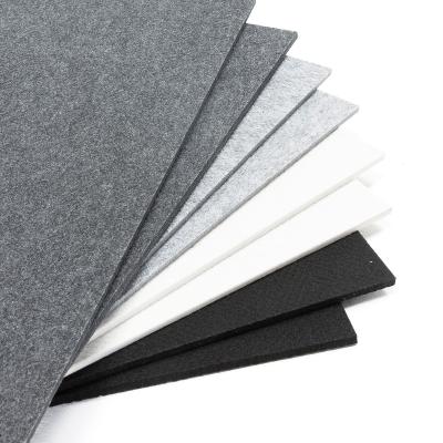 China Modern Home office interior decoration flame resistant 9mm 12mm 15mm high density Akoestisch Vilt acoustic wall panels sheet suppliers for sale