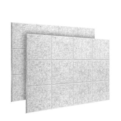 China Modern Eco-friendly ASTM E84 Class A Rating Custom 3D Grooving 100% Polyester Fiber Curved Design Acoustic Ceiling Panel Wall Supplier for sale