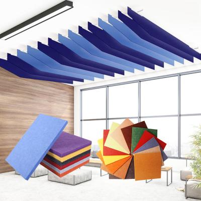 China Modern Modern houses design interior decoration recyclable eco-friendly sound proof ceiling wall panel decor acoustic panels sheet for sale