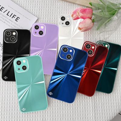 China Shockproof Phone Cases For iPhone 11 12 Max Tempered Glass 13 Pro Gradient Colorful Shockproof Phone High Quality Shockproof Phone Case 12 for sale