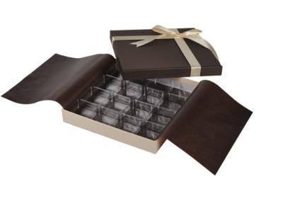 China Square Magnetic Offset Printed Chocolate Packaging Boxes , Tea Gift Packaging Boxes for sale