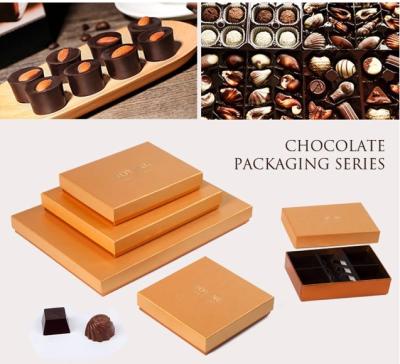 China Customized Chocolate Packaging Boxes / PVC Window Square Shape Box for sale