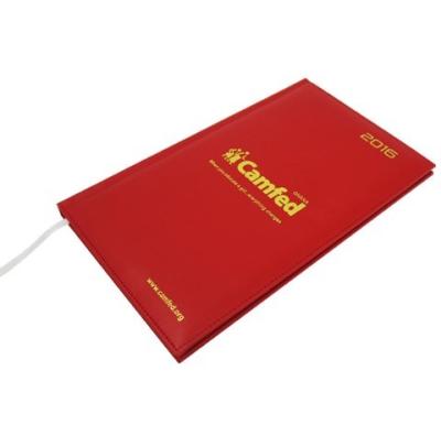 China Custom PU Leather Notebook With Hot-Stamping Logo And Perfect Binding for sale