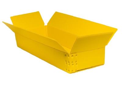 China factory made recycled plastic pp coroplast coreflute corrugated fold box for sale