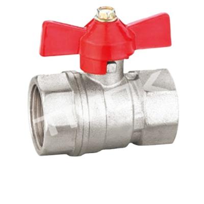 China 1.6 Mpa General Medium Pressure General Medium Pressure Handle 1.6 Cast Iron NSF Ball Valve Socket Nickel Plated Solder for sale