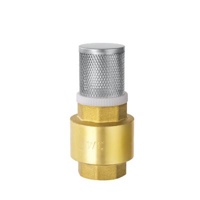 China General 1/2-2 Inch Brass Water Check Valve Non Return Valve With Filter In TMOK for sale