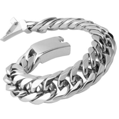 China Fast Delivery Wholesale Customized Color Mens Jewelry Stainless Steel Bracelets for sale