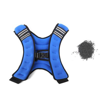 China Custom Logo Weighted Vest Sand Running Cross Training Fitness Weight Vest 10kg Solid Steel Plate for sale