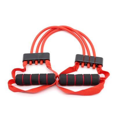 China High Tensile Strength Adjustable Resistance Bands Tubing Tubes Strength Safe Durable Adjustable Chest Expander for sale