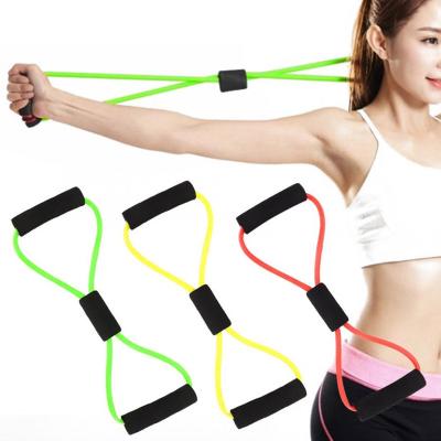 China High Quality Durable Safe High Strength 8 Shape Resistance Band Tube Chest Expander for sale