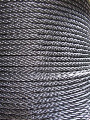 China 7x37 316 Stainless Steel Wire Rope Tensile Strength 1470Mpa 1570Mpa for sale