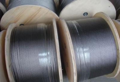 China Galvanized / Ungalvanized Steel Wire Rope 6x19+FC Diameter 1mm-80mm for sale