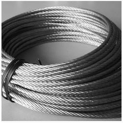 China Galvanized or Ungalvanized Type and Non-Alloy Steel Wire Rope for sale