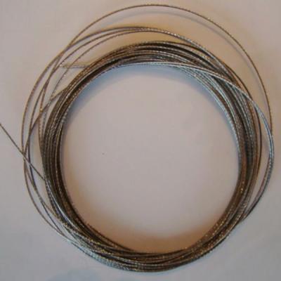 China Spring Galvanized Stranded Steel Wire Ropes 1x7 With Diameter 2mm For Decorative for sale