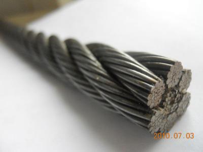 China Galvanized Steel 6x37 Crane Wire Rope Diameter 20mm For Decoration for sale