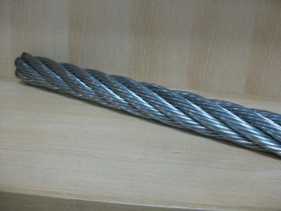 China Galvanized ASTM Crane Wire Rope 1 x 37 For Chemical Metallurgy for sale