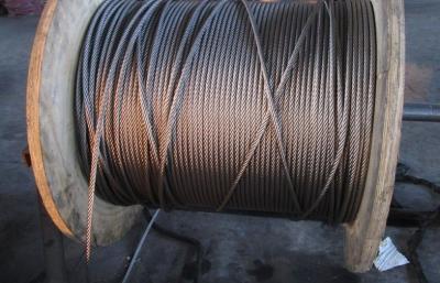 China 6mm DIN / GB / ASTM Wire Rope , 6x19 for bridges / electricity for sale