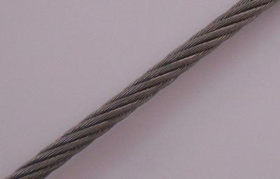 China AISI / ASTM Galvanized steel ASTM Wire Rope , 1x7 and Heat-treated for sale