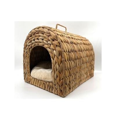 China Low Price Rattan Pet Bed Novelty Cooling Luxury Pet Bed for sale