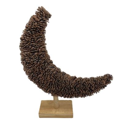 China China Manufacturers Direct Sale Wooden Gifts Pine Cone Handwork Decoration for sale