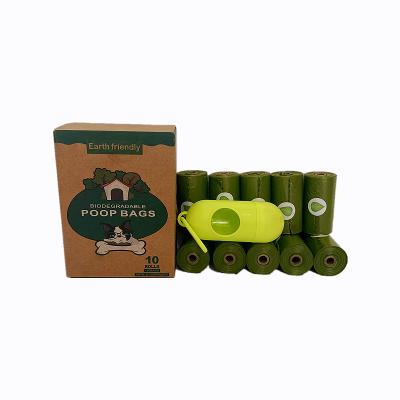 China Sustainable Environmentally Scented With Biodegradable Rack Dog Scented Poop Bags for sale