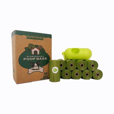 China Sustainable Environmentally Scented With Biodegradable Dog Poop Bag And Rack Holder for sale