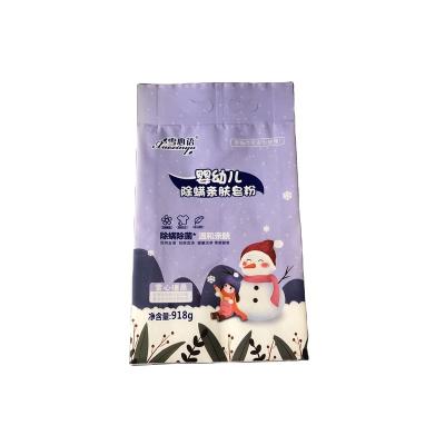 China Recyclable Wholesale Portable Vertical Plastic Bag Packaging Soap Powder Bag Packaging Bag for sale