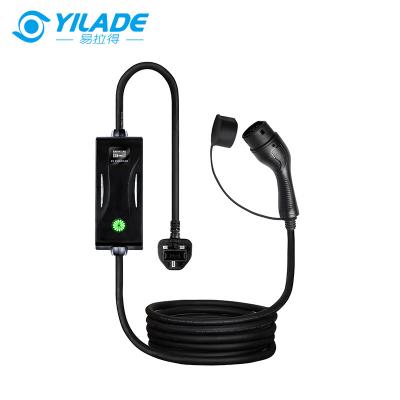 China Hot Selling Electric Vehicle Charging 8A To 32A EV Charger Adjustable Portable Type - 2 Plug Electric Vehicle Switch For Car for sale