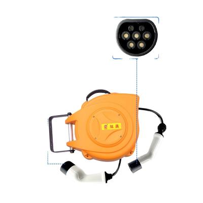 China Retractable TPU Cable Reel 250V EV Cable Reel Charging Type - 2 to Type 1 for Electric Cars for sale