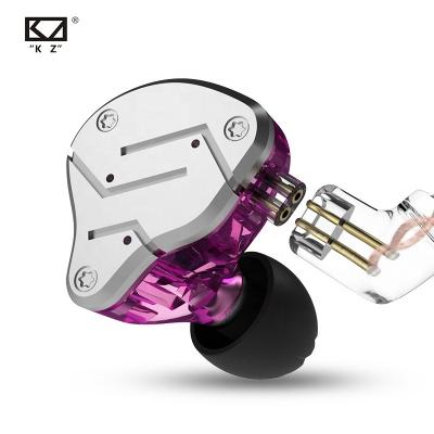 China Hot Selling KZ ZSN Hybrid In-Ear Pro In Ear Monitor Headphones Sport Noise Canceling Headset 1BA+1DD Bass Earbuds Headphone HIFI for sale