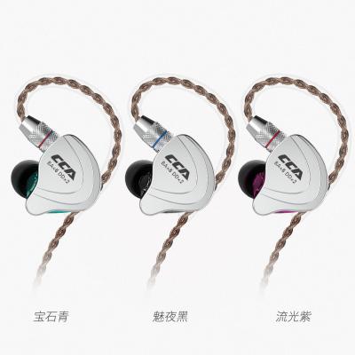 China CCA C10 Hybrid In-Ear Units Headphones High Fidelity In Ear Headphones Bass Stereo Wired Earbuds Headset With Ergonomic Fit Design For Gaming Music for sale