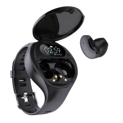 China Perfect Hot Selling Noise Newly Waterproof Two In One Smart Wristband With Earbuds Wireless Smart Watch TWS Earbuds for sale