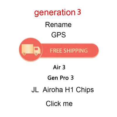 China Free Shipping In-Ear Origina Airs Pro 3 Earphone Gps Set To Rename Tws Air 3 Gen 3 Radio Earbuds Pro Earphone for sale