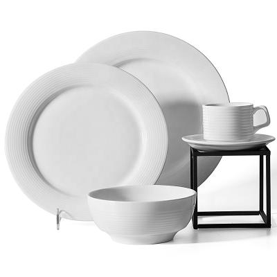 China Viable Wholesale Low Price Brazil Porcelain Ceramic Dinnerware Set, Dinnerware Dinner Set~ for sale