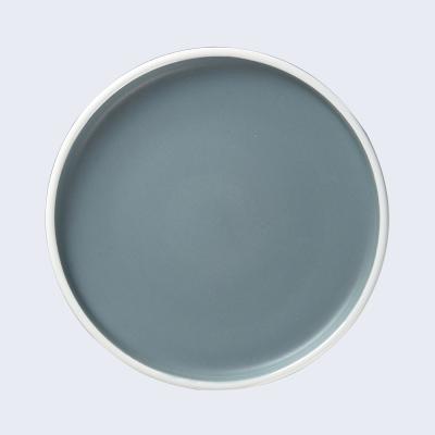 China Chip And Dip Serving Platter Eco - Friendly Sustainable , Italian Glazed Ceramic Ceramic Dish for sale