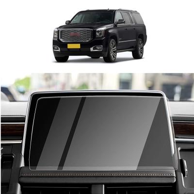 China 2022 Anti-scratch GMC Yukon car navigation screen protector car panel navigation touch screen tempered glass for sale