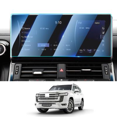 China Anti-scratch Landcruiser LC 300 2022 car navigation screen protector car panel navigation touch screen tempered glasses for sale