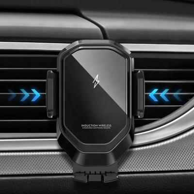 China 15W Car Mount Charger Quick Wireless Charging Magnetic Self-Fixing or Suction Smart Phone Holder for Air Vent or Dashboard for sale