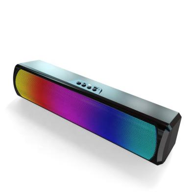 China RGB Gaming USB Speaker RGB Premium Stereo High Fidelity Multimedia Soundbar for Desktop, Laptop and TV for sale