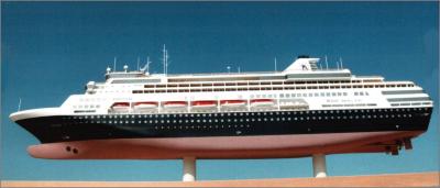 China MS Veendam Cruise Coast Guard Ship Models , Holland America Line Antique Model Ships for sale