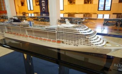 China MSC Preziosa Cruise Ship  Models for sale