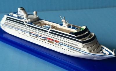 China Oceania Insignia Cruise Ship Large Scale Model Ships for sale