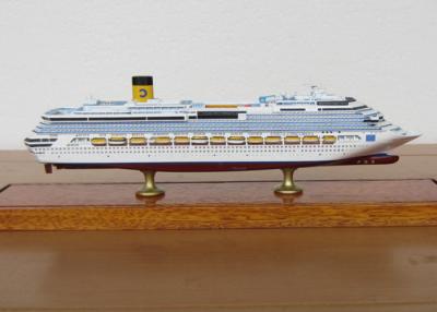 China Scale 1:900 Outdoor Decoration Costa Concordia Model , Cruise Ship Business Model for sale