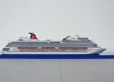 China Scale 1:1200 Outdoor Decoration Carnival Dream Cruise Ship Model With Alloy Diecast  Anchor Material for sale