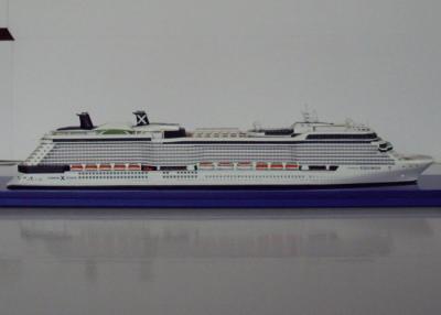 China Celebrity Equinox Cruise Ship Wooden Cruise Ship Models With Solid Wood Paint Frame for sale