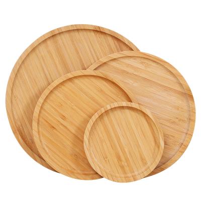 China Sustainable Wooden Bamboo Dish Restaurant Natural Fiber Dishes Wooden Dishes for sale