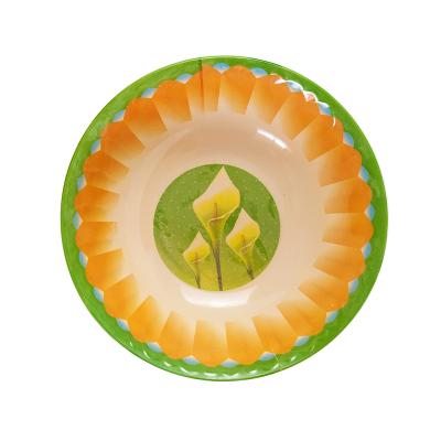 China Factory direct sales melamine dinner plate viable melamine dish custom melamine dinner plate for sale