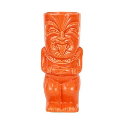 China 350ml-700ml Viable 5 Styles Hot Sale Ceramic Hawaii Tiki Beer Mugs Cocktail Cup Stoneware Beer Drink Mug for sale