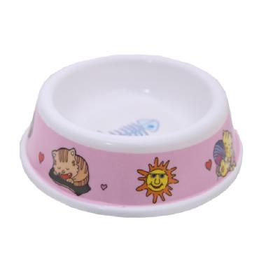 China Viable Melamine Melamine DB-571 Dog Bowl Cute Cartoon Pattern Single Melamine Pet Bowl for sale