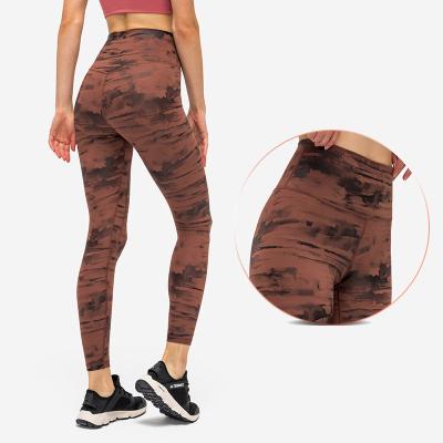 China DL111 Plus Size Ink Dyeing Buttery Soft Align Tops Yoga Legging Super Waist Fitness Workout Tights For Women for sale